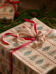 Kraft Christmas Tree Standard Width 15m Christmas Wrapping Paper - Image 2 of 4