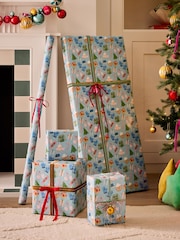 Multi Colour Cosy Icon Extra Wide 10M Christmas Wrapping Paper - Image 1 of 4