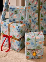 Multi Colour Cosy Icon Extra Wide 10M Christmas Wrapping Paper - Image 2 of 4