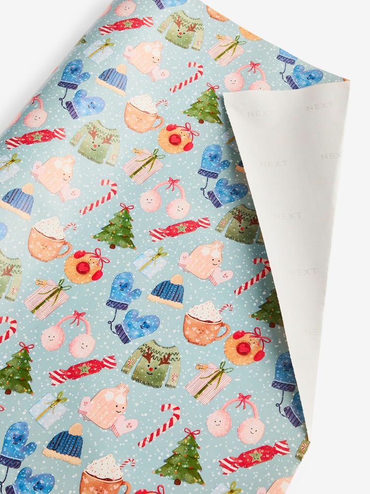 Multi Colour Cosy Icon Extra Wide 10M Christmas Wrapping Paper - Image 4 of 4 Multi Colour Cosy Icon Extra Wide 10M Christmas Wrapping Paper - Image 4 of 4
