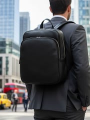 Totes Black Genuine Leather Backpack - Image 1 of 5