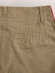 Μπρούτζινο καφετί - Chino Short With Side Stripes Shorts - Εικόνα 9 του 9