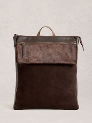 White Stuff Brown Tiggy Leather Backpack - Image 1 of 4