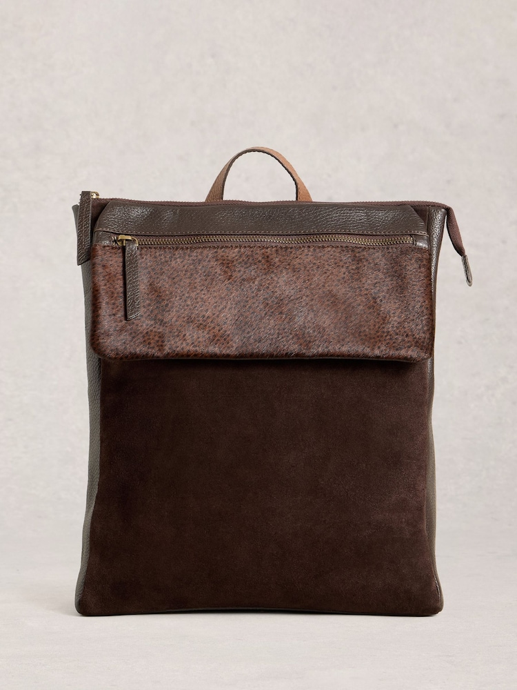 White Stuff Brown Tiggy Leather Backpack - Image 1 of 4 White Stuff Brown Tiggy Leather Backpack - Image 1 of 4