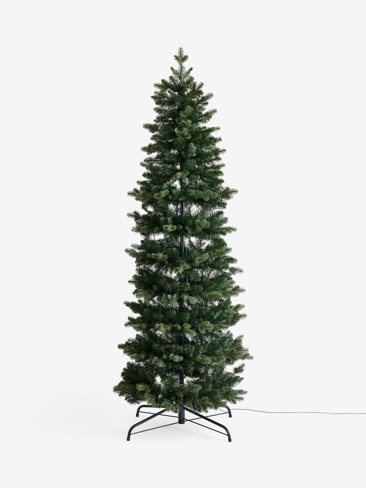 Green Popup Nordmann Fir 6ft Slim Pre Lit Christmas Tree - Image 6 of 6 Green Popup Nordmann Fir 6ft Slim Pre Lit Christmas Tree - Image 6 of 6