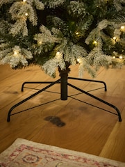 Snowy Nordmann Fir 7ft Pre Lit Christmas Tree - Image 3 of 6