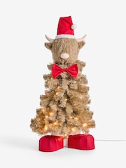 Gold Novelty Hamish 3ft Pre Lit Christmas Tree - Image 5 of 6