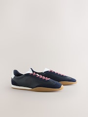 Navy Forever Comfort® Slim Lace Up Logo Trainers - Image 7 of 10