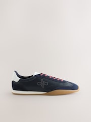 Navy Forever Comfort® Slim Lace Up Logo Trainers - Image 8 of 10
