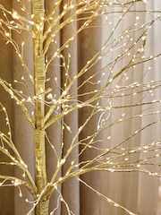 Gold Twig 6ft Pre Lit Christmas Tree - Image 3 of 6