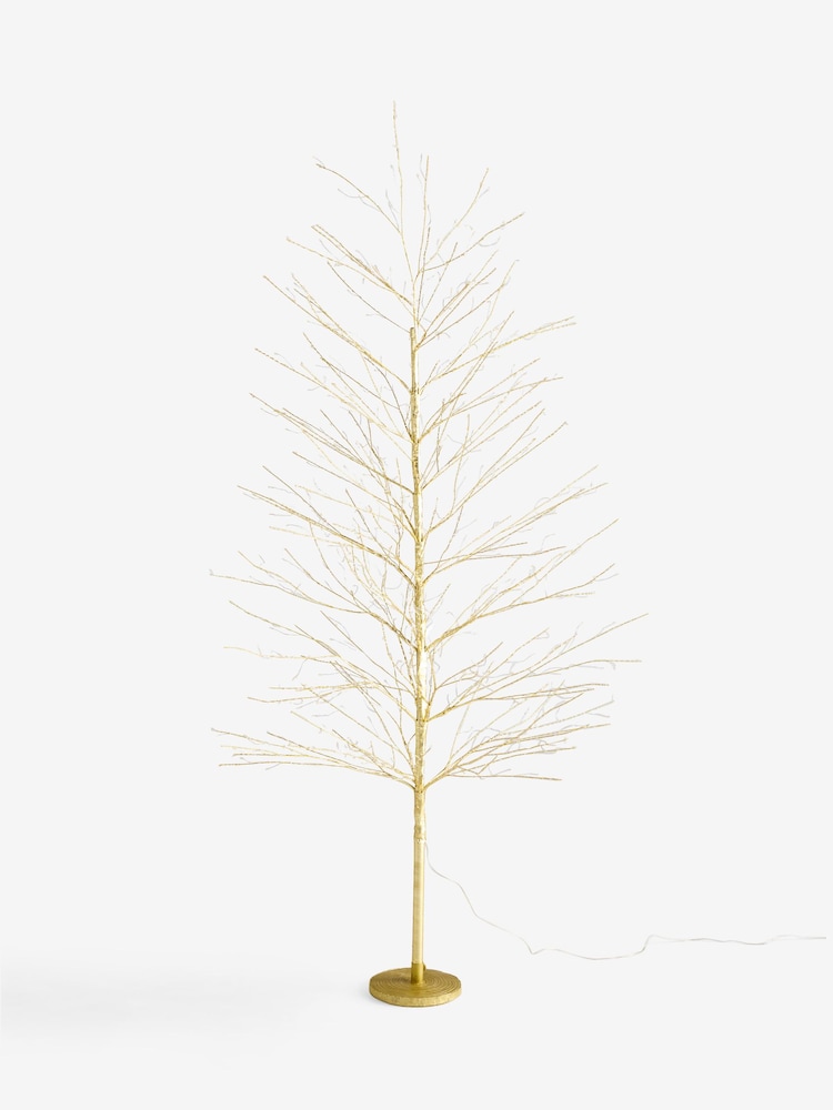 Gold Twig 6ft Pre Lit Christmas Tree - Image 6 of 6