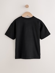 Black Graffiti Short Sleeve Graphic T-Shirt (3-16yrs) - Image 6 of 8