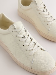 White/Blue Forever Comfort® Lace Up Leather Trainers - Image 8 of 9