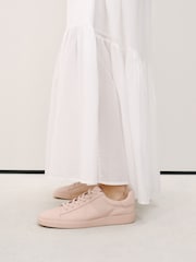 Rose Pink Forever Comfort® Lace Up Leather Trainers - Image 3 of 10