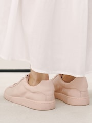 Rose Pink Forever Comfort® Lace Up Leather Trainers - Image 4 of 10