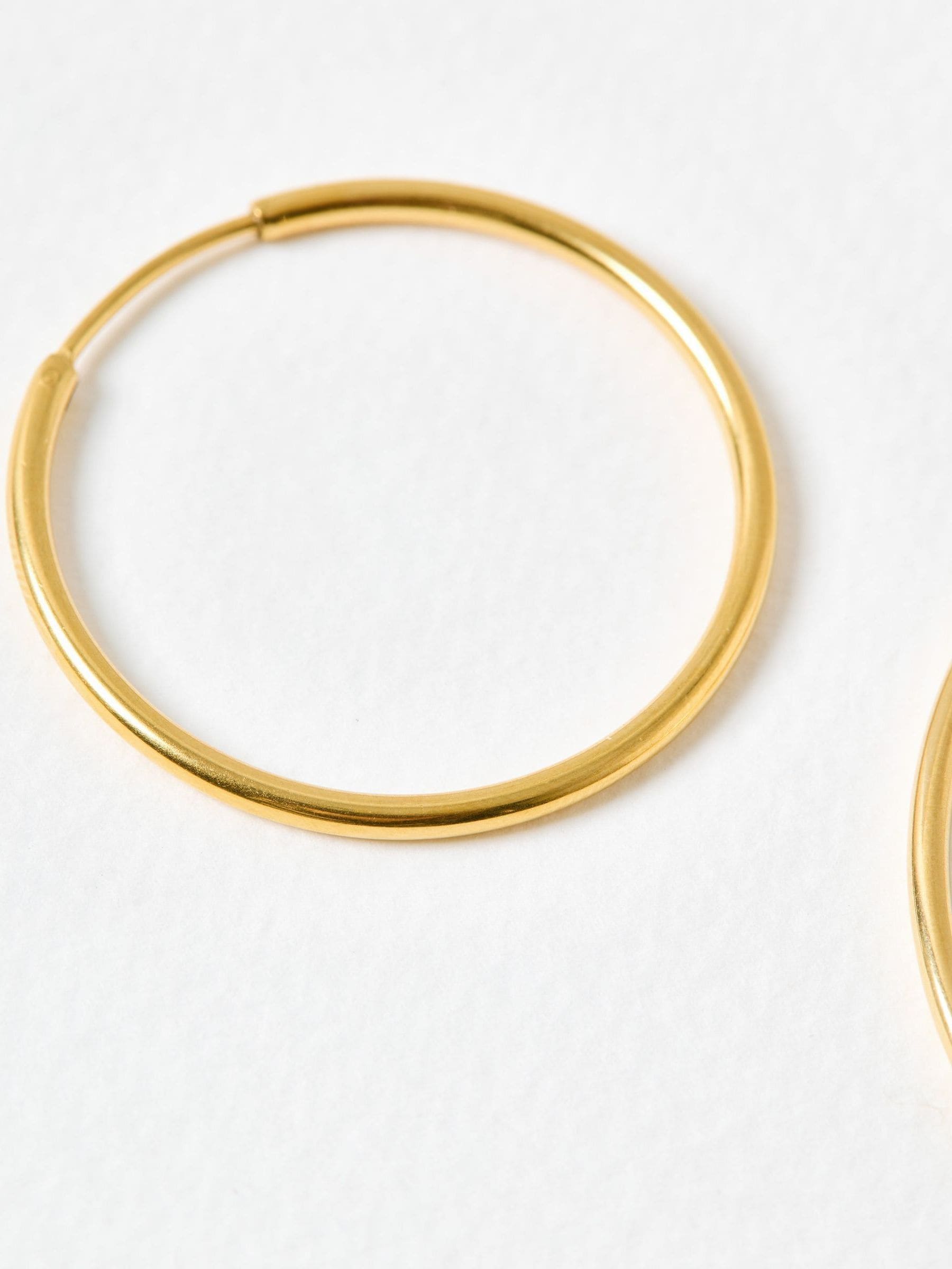 Buy Oliver Bonas Gold Tone Janis Shiny Stainless Steel Waterproof