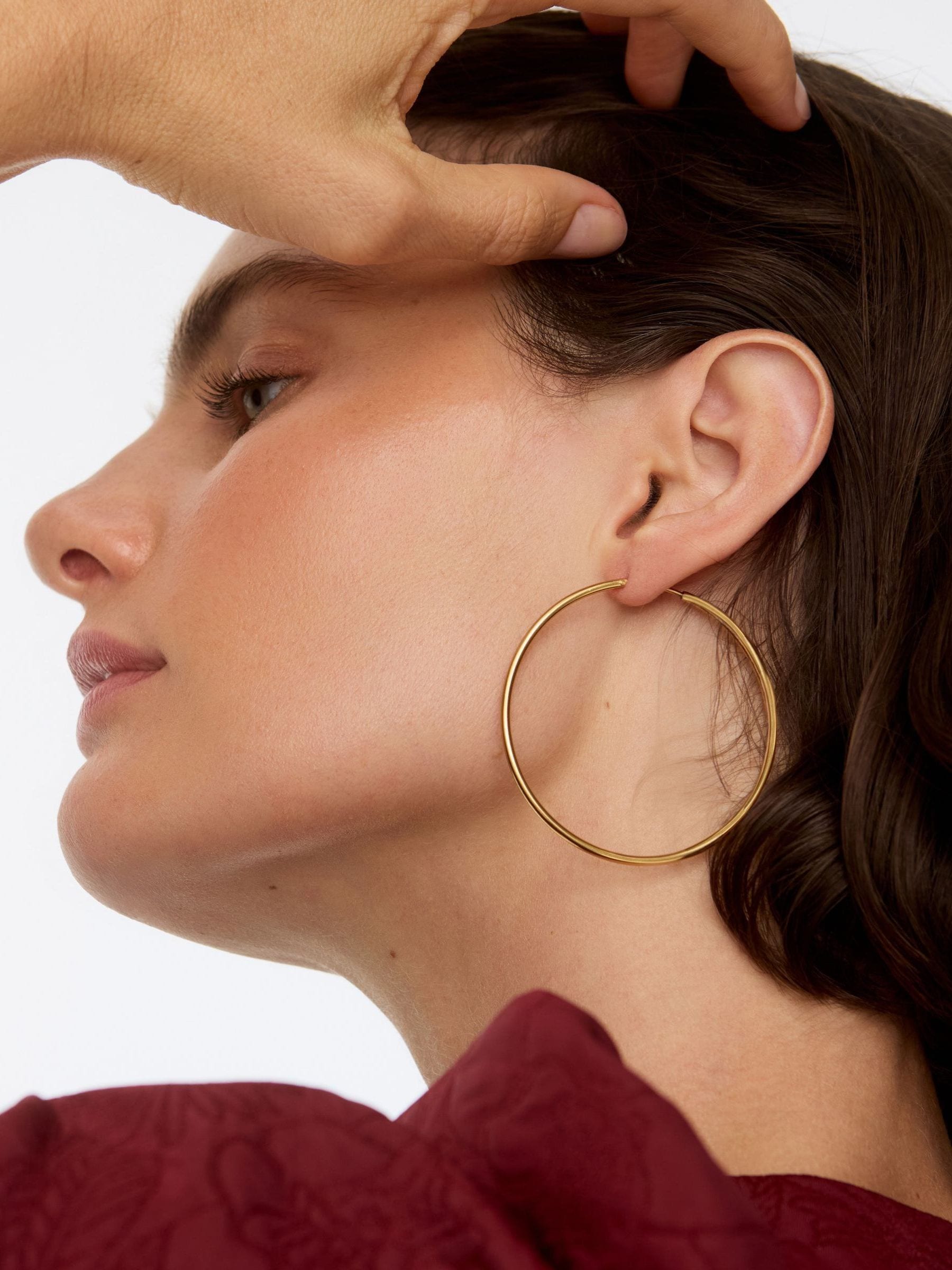 Buy Oliver Bonas Gold Tone Janis Shiny Stainless Steel Waterproof