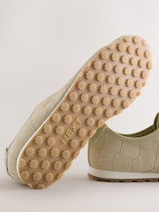 Neutrale Farbe - Forever Comfort® Leather Slim Trainers - Bild 10 von 10