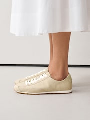 Neutrale Farbe - Forever Comfort® Leather Slim Trainers - Bild 2 von 10