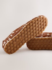 Brown Deer Print Forever Comfort® Leather Slim Trainers - Image 9 of 9