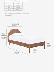 Rattan Bronx Felix Single Bed Frame - Image 7 of 7