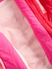 Boden Pink 2-in-1 Borg Mix Jacket - Image 5 of 5