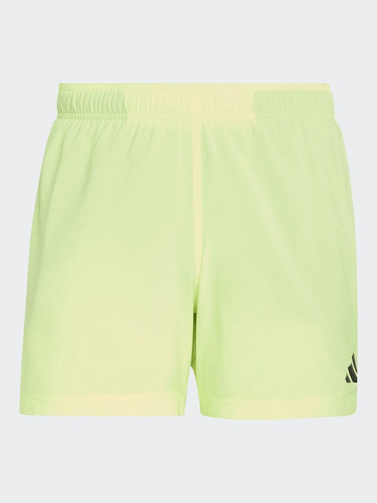 adidas Yellow 5 Inch Swim Shorts - Image 3 of 3 adidas Yellow 5 Inch Swim Shorts - Image 3 of 3