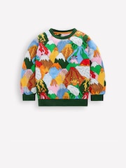 Boden Red Everyday Printed Sweatshirt - Image 1 of 3