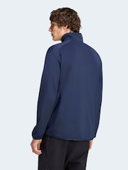 adidas Brown Terrex Multi Climawarm  Half Zip Tech Fleece Jacket - Image 2 of 6