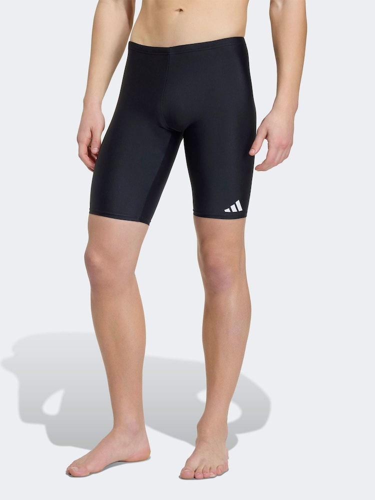 adidas Black Essentials Jammer Swim Shorts - Image 1 of 6 adidas Black Essentials Jammer Swim Shorts - Image 1 of 6