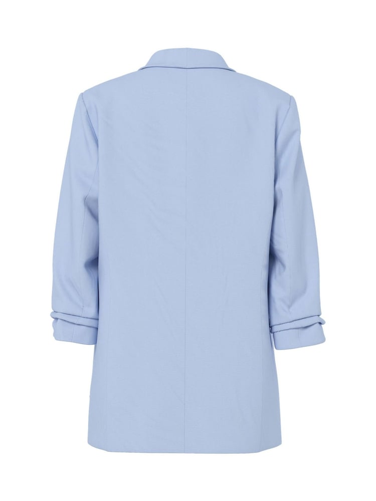 PIECES Blue 3/4 Sleeve Blazer - Image 2 of 2