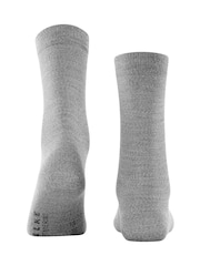 Falke Grey Softmerino Socks With Warm Merino Wool And Cotton - Image 3 of 4