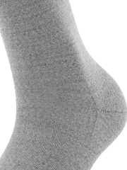 Falke Grey Softmerino Socks With Warm Merino Wool And Cotton - Image 4 of 4