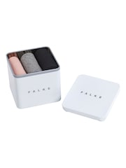 Falke Pink Happy Gift Box Cotton Socks 3 Pack - Image 6 of 6