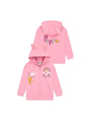 Character Peppa Pig Zip Hoodie With 3D Ears - Imagen 1 de 12
