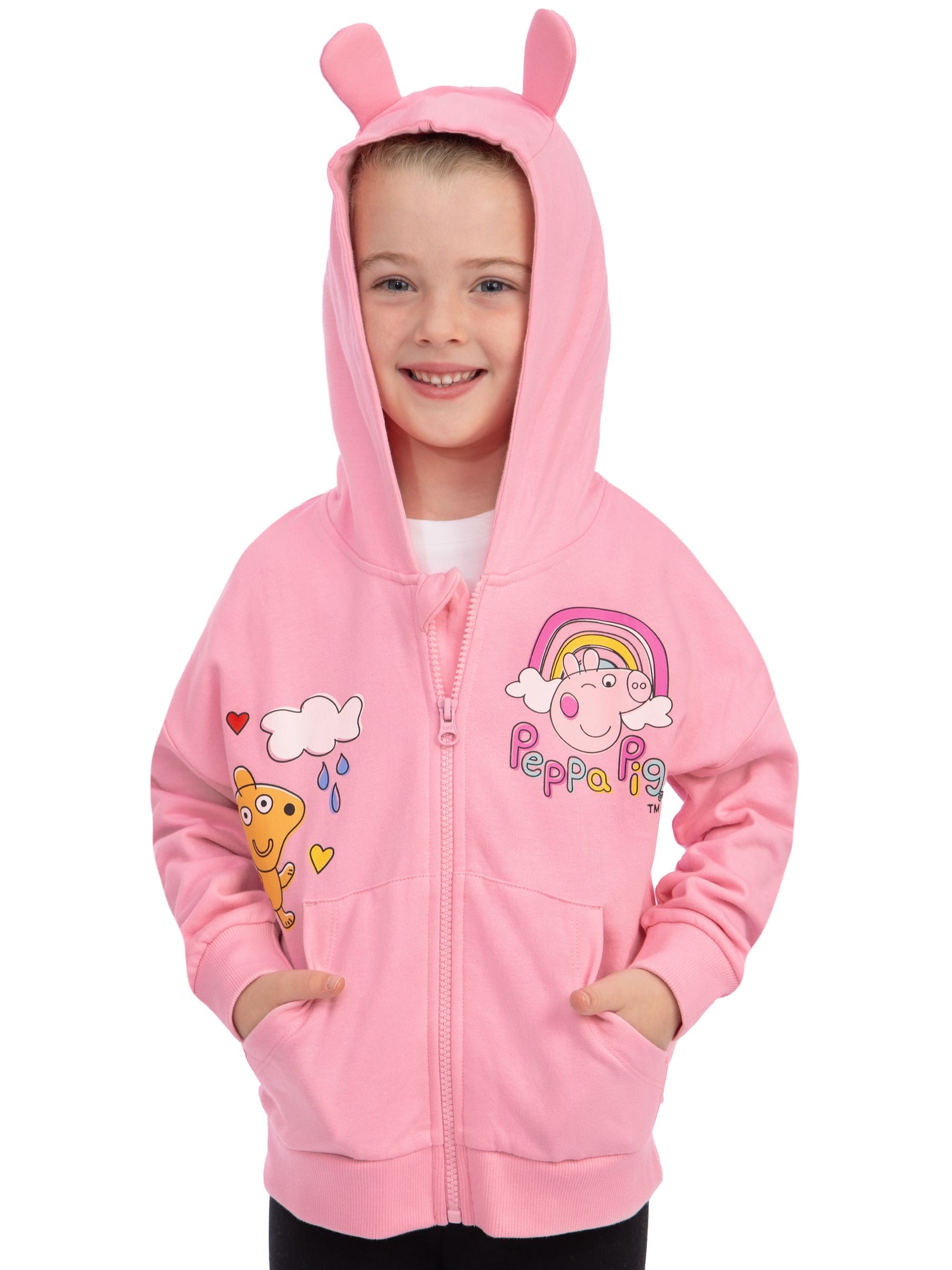 Buy Character Pink Peppa Pig Zip Hoodie With 3D Ears from Next USA