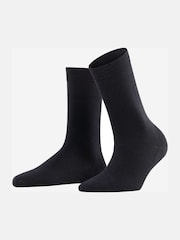 Falke Black Softmerino Socks With Warm Merino Wool And Cotton - Image 1 of 3