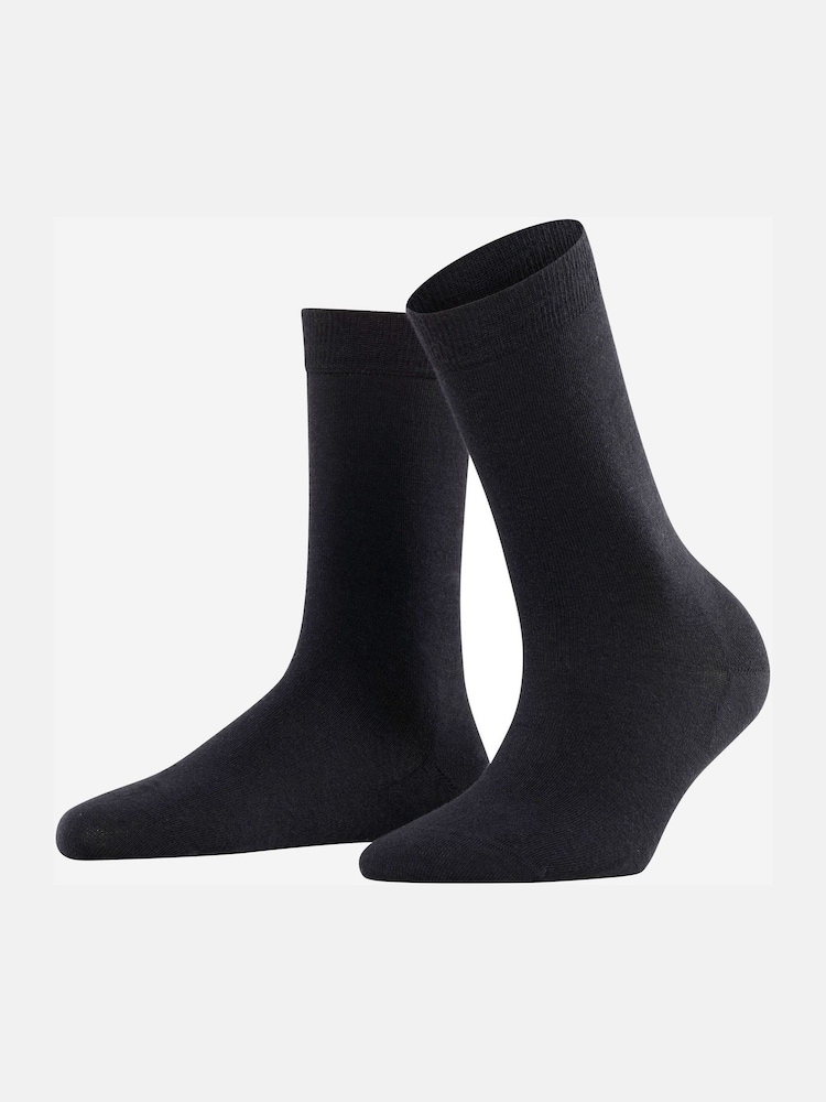 Falke Black Softmerino Socks With Warm Merino Wool And Cotton - Image 1 of 3