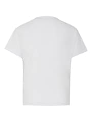 adidas Purple Essentials Logo T-Shirt - Image 2 of 5