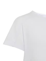 adidas Purple Essentials Logo T-Shirt - Image 4 of 5