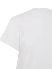 adidas Purple Essentials Logo T-Shirt - Image 5 of 5