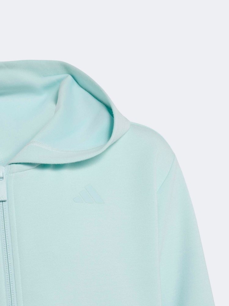 adidas Green Full Zip Hoodie - Image 6 of 6