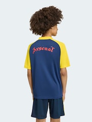 adidas Blue Arsenal Football Club Away Pre-Match T-Shirt - Image 2 of 5