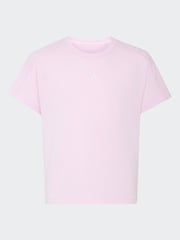 adidas Pink Essentials Logo T-Shirt - Image 1 of 5