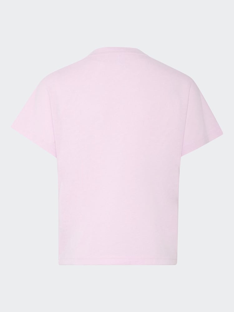 adidas Pink Essentials Logo T-Shirt - Image 2 of 5 adidas Pink Essentials Logo T-Shirt - Image 2 of 5