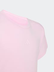 adidas Pink Essentials Logo T-Shirt - Image 3 of 5