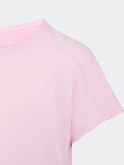 adidas Pink Essentials Logo T-Shirt - Image 4 of 5