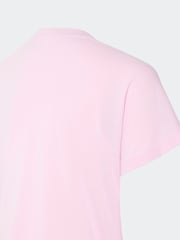 adidas Pink Essentials Logo T-Shirt - Image 5 of 5