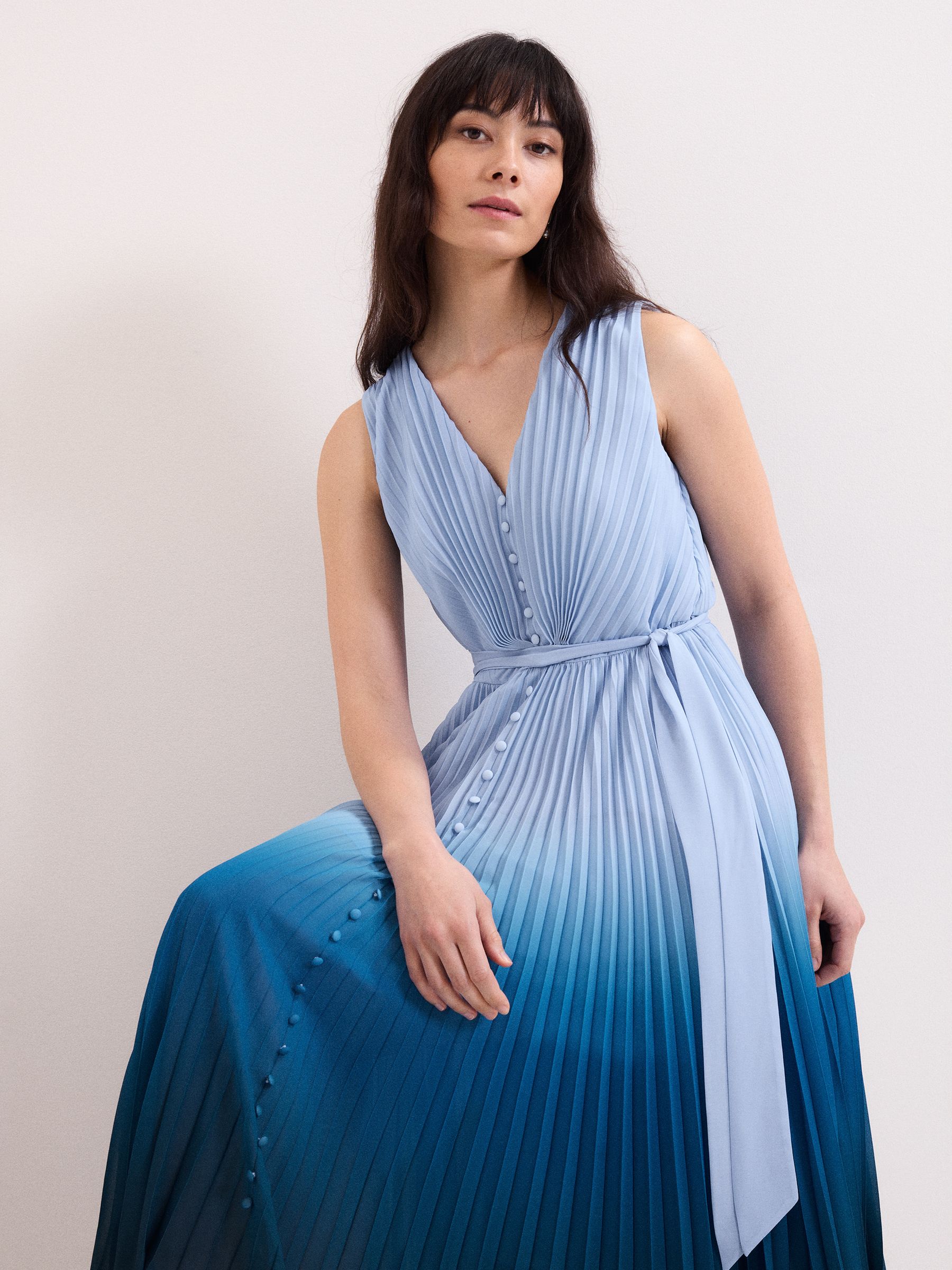 Buy Phase Eight Blue Mira Ombre Dress from Next USA