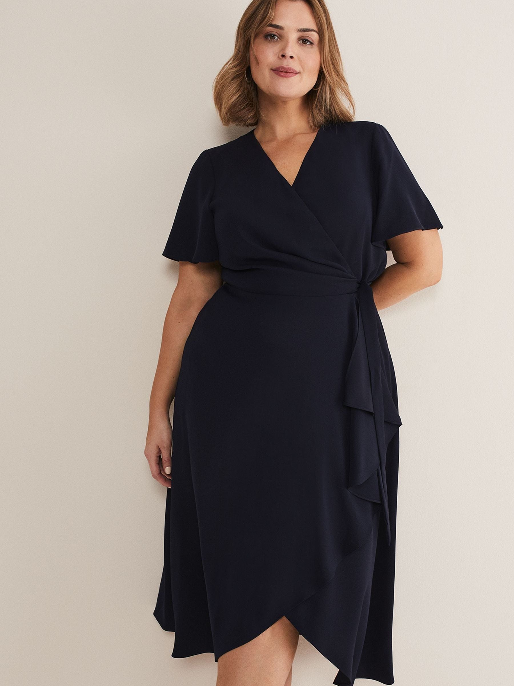 Buy Phase Eight Navy Blue Julissa Wrap Dress from the Next UK